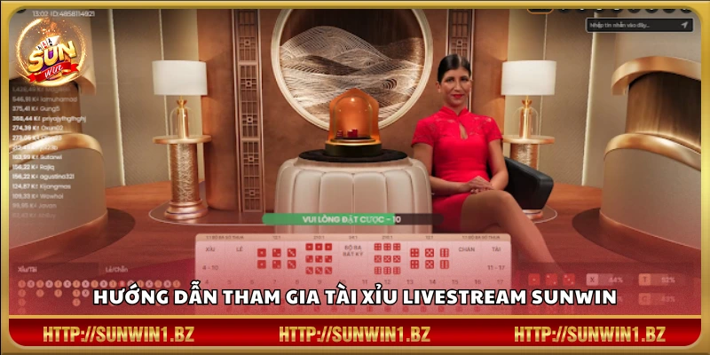 Tài xỉu livestream Sunwin – Quan sát trực tiếp đặt cược cực đã Cách chơi tài xỉu livestream Sunwin từ A-Z
