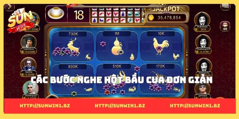 6 cách nghe hột bầu cua siêu hạng để làm chủ các bàn chơi Các bước nghe hột bầu cua đơn giản